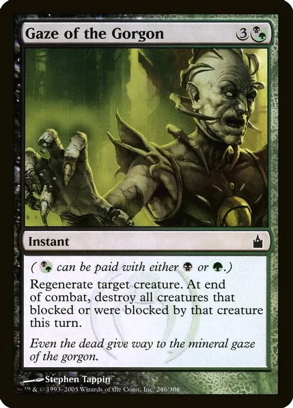 Gaze of the Gorgon (Ravnica: City of Guilds) (246) [Oversize Cards]