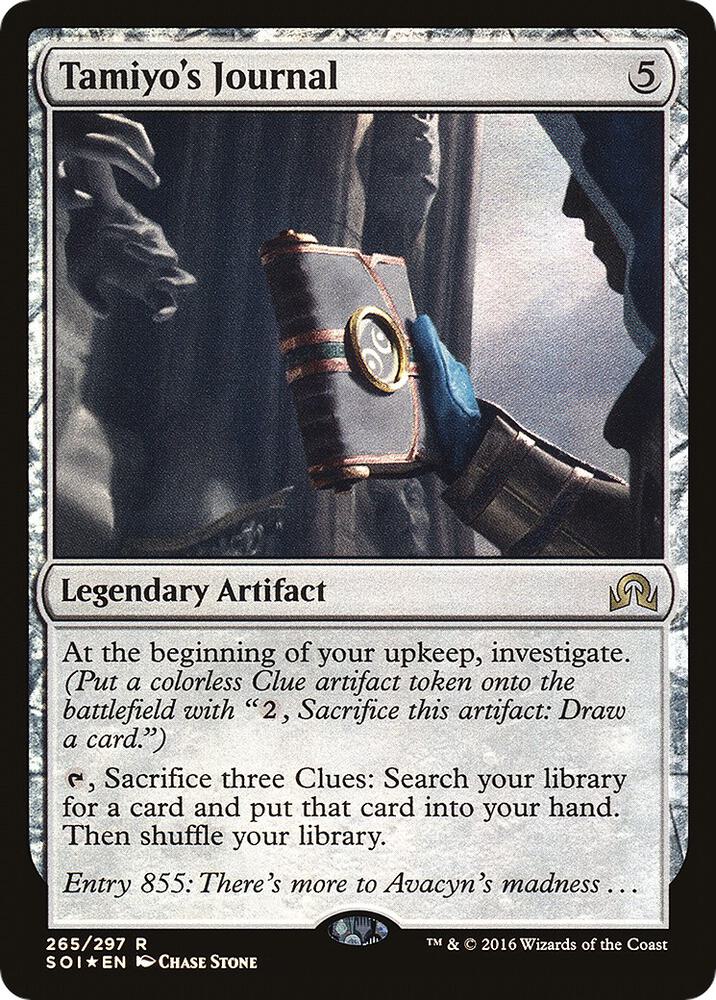 Tamiyo's Journal (Entry 855) (265) [Shadows over Innistrad]