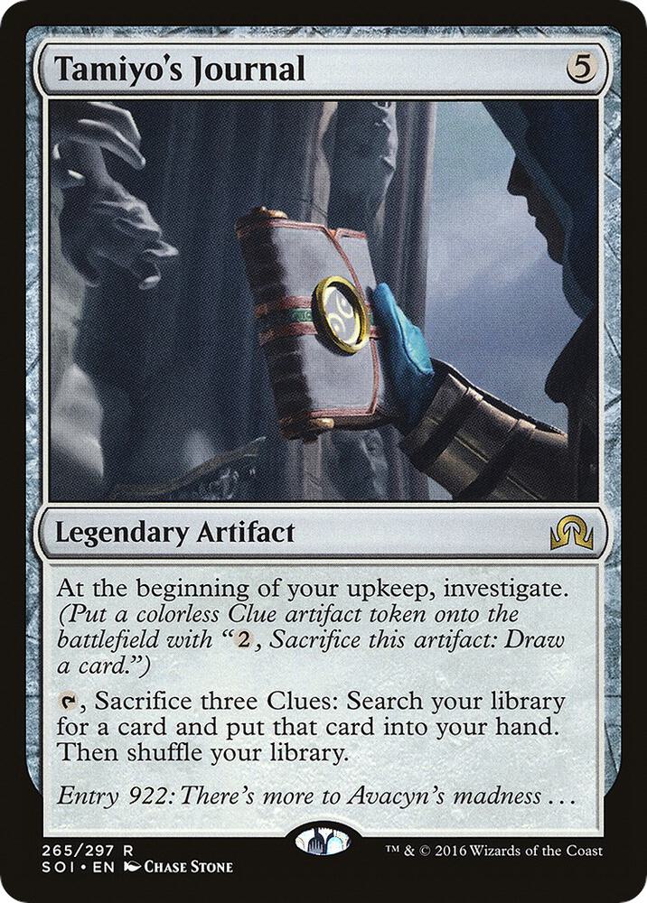 Tamiyo's Journal (Entry 922) (265) [Shadows over Innistrad]
