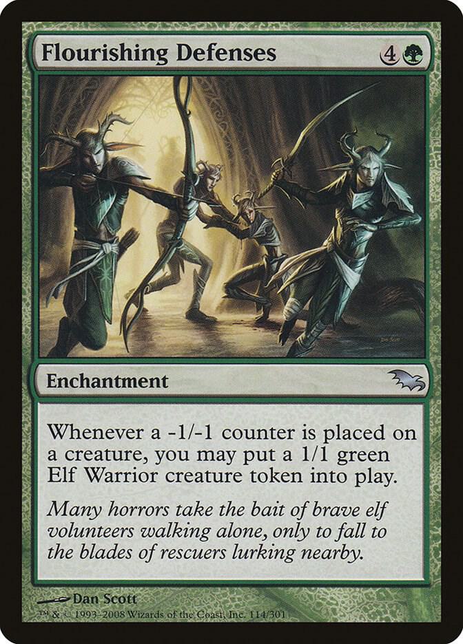 Flourishing Defenses (114) [Shadowmoor]