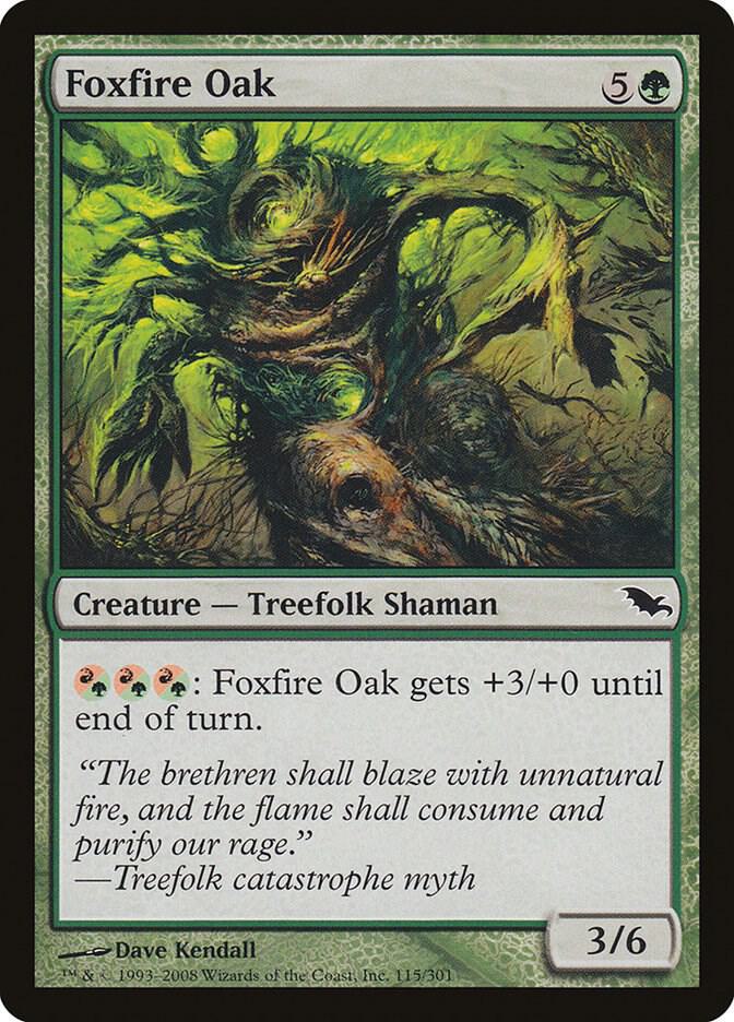 Foxfire Oak (115) [Shadowmoor]