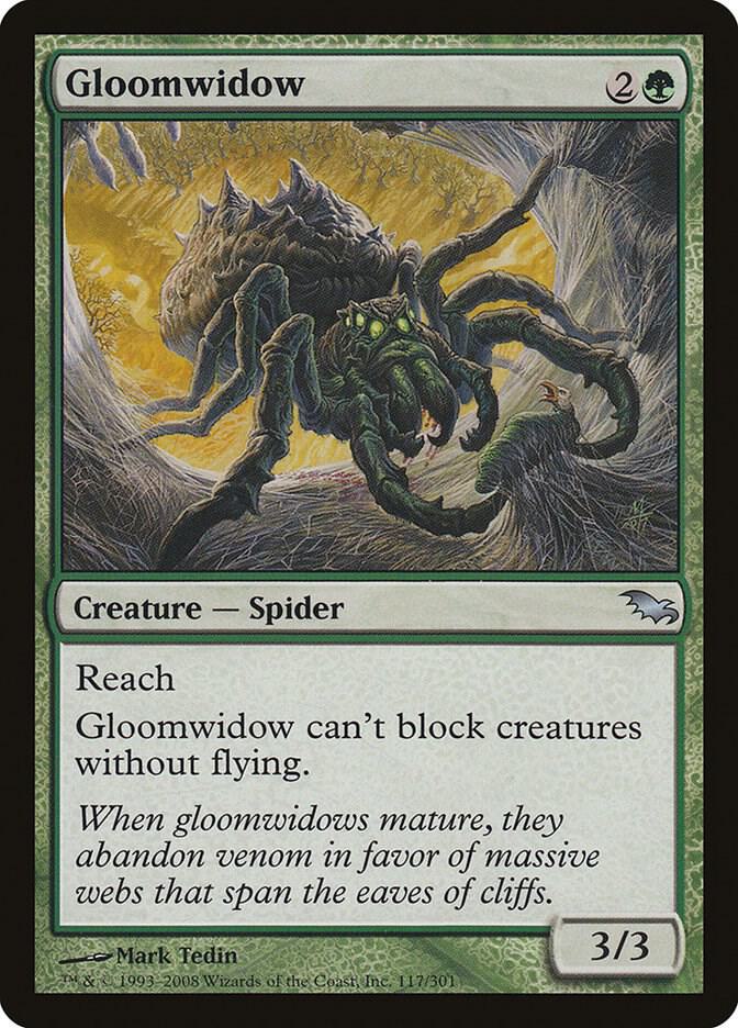 Gloomwidow (117) [Shadowmoor]