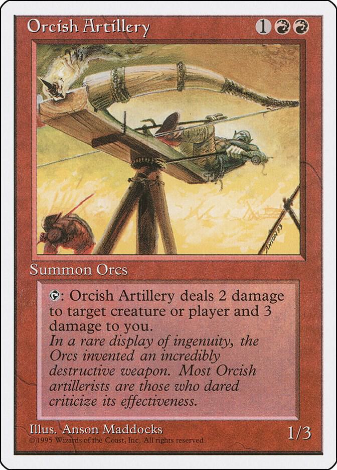 Orcish Artillery (214) [Fourth Edition]