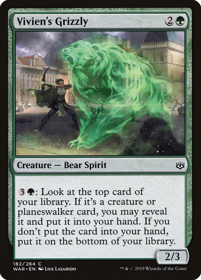 Vivien's Grizzly (182) [War of the Spark]
