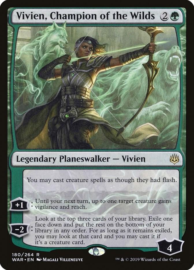 Vivien, Champion of the Wilds (180) [War of the Spark]