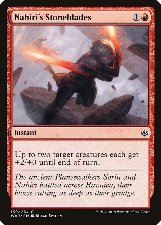 Nahiri's Stoneblades (139) [War of the Spark]