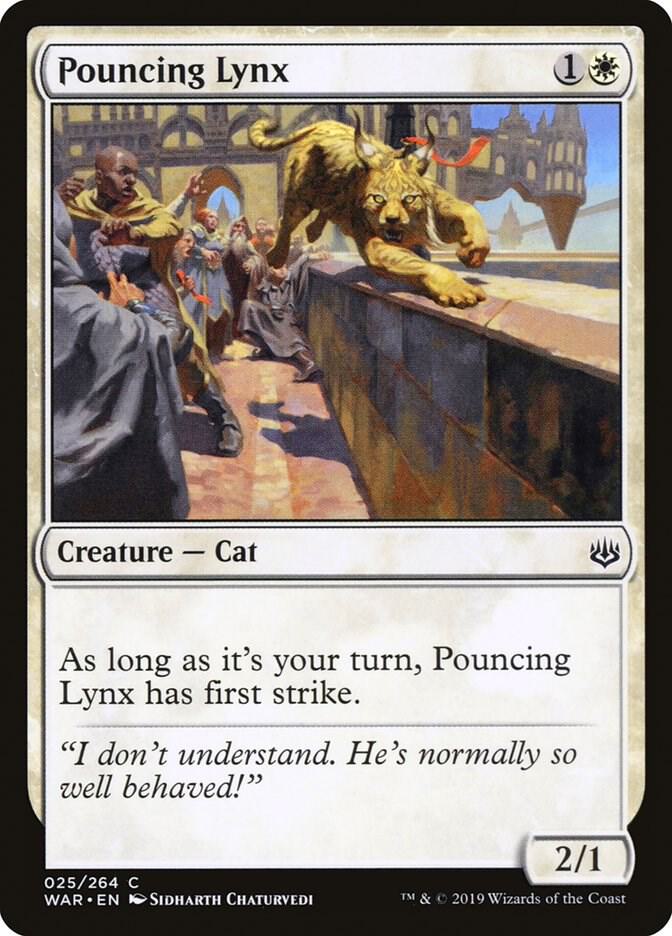 Pouncing Lynx (25) [War of the Spark]