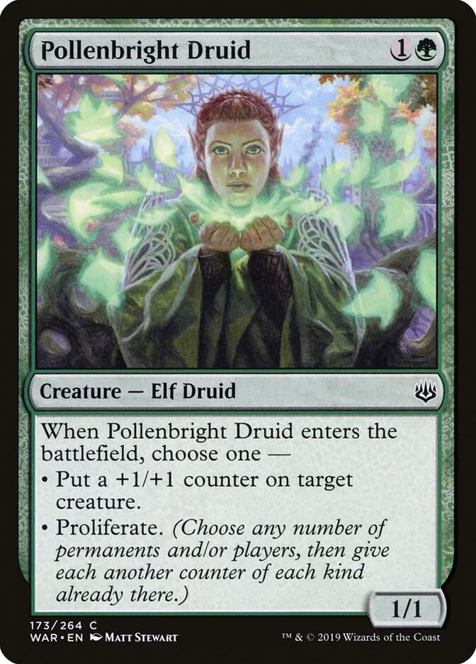 Pollenbright Druid (173) [War of the Spark]