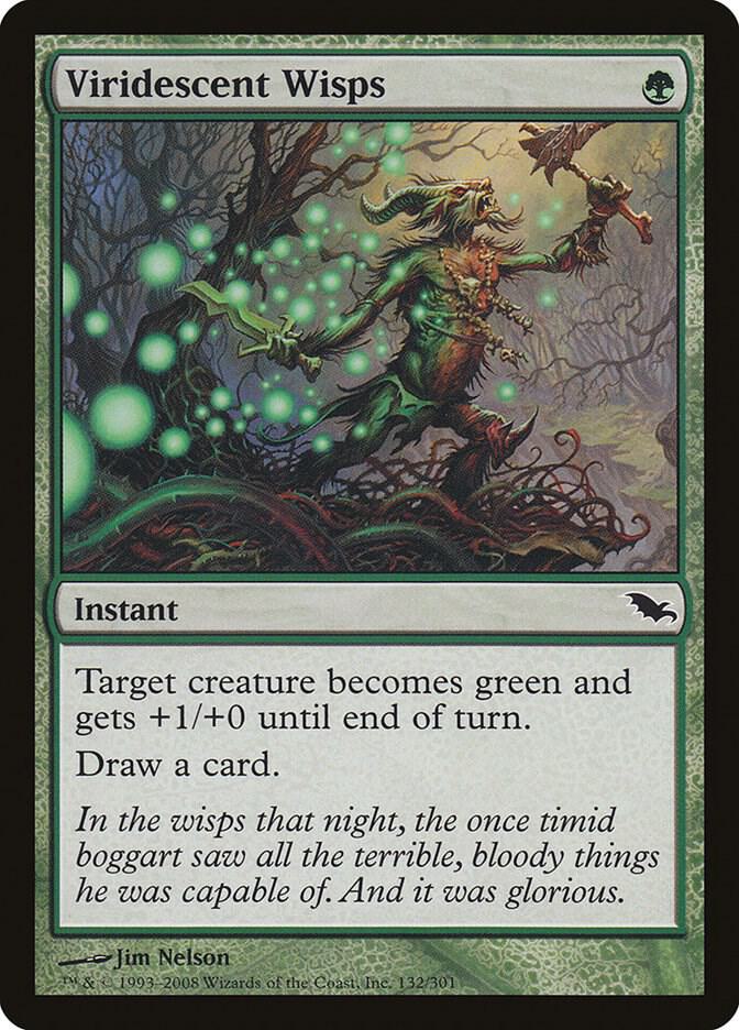 Viridescent Wisps (132) [Shadowmoor]