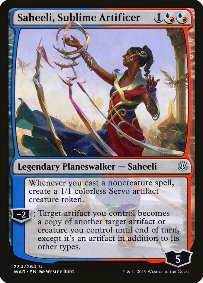 Saheeli, Sublime Artificer (234) [War of the Spark]