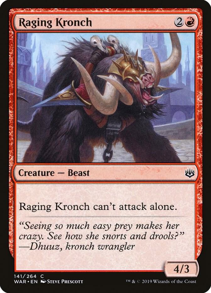 Raging Kronch (141) [War of the Spark]