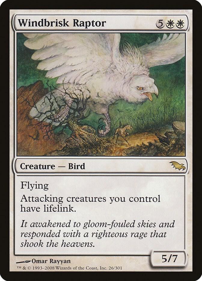 Windbrisk Raptor (26) [Shadowmoor]