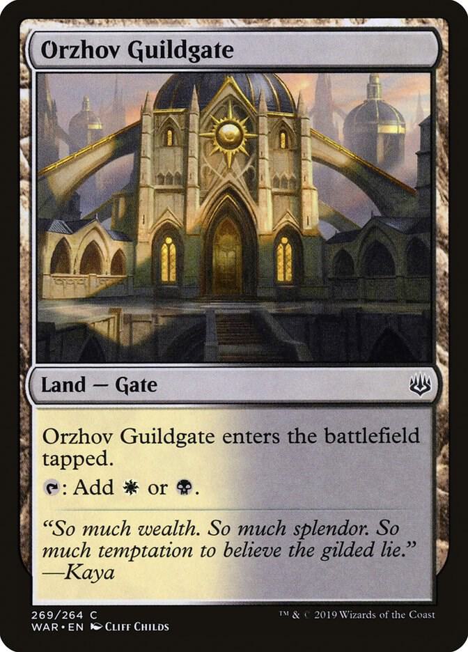 Orzhov Guildgate (269) [War of the Spark]