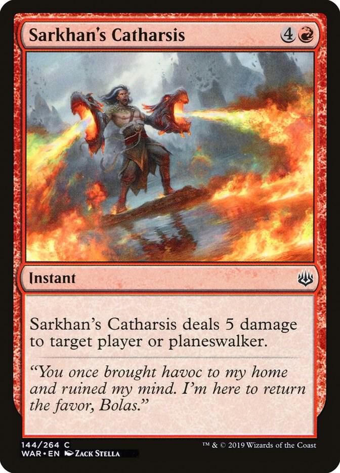 Sarkhan's Catharsis (144) [War of the Spark]