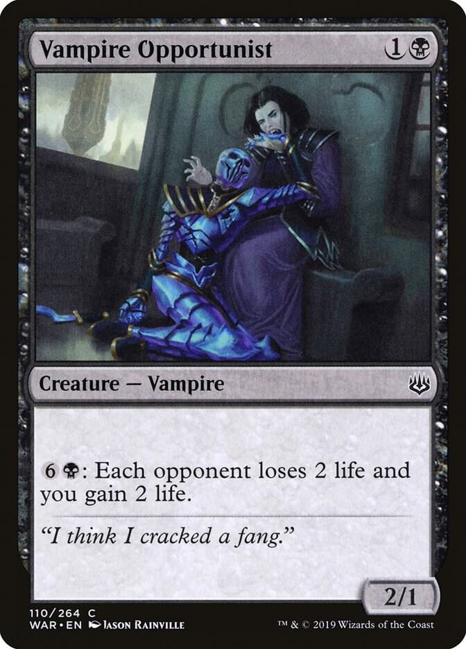 Vampire Opportunist (110) [War of the Spark]