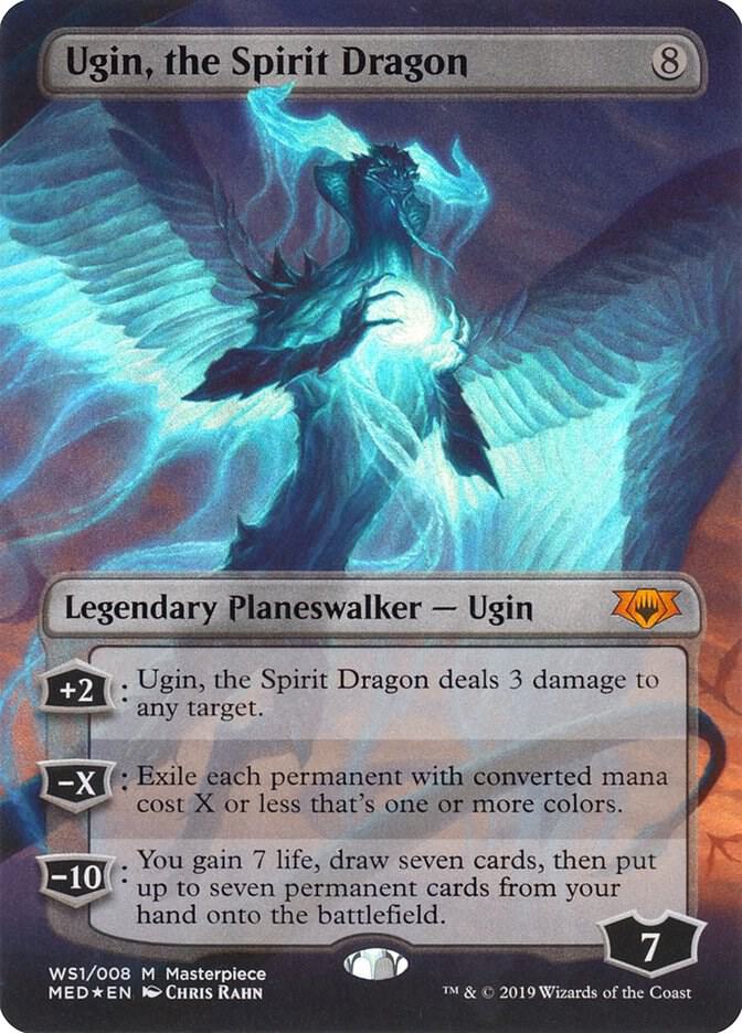 Ugin, the Spirit Dragon (WS1) [Mythic Edition: War of the Spark] [Borderless]