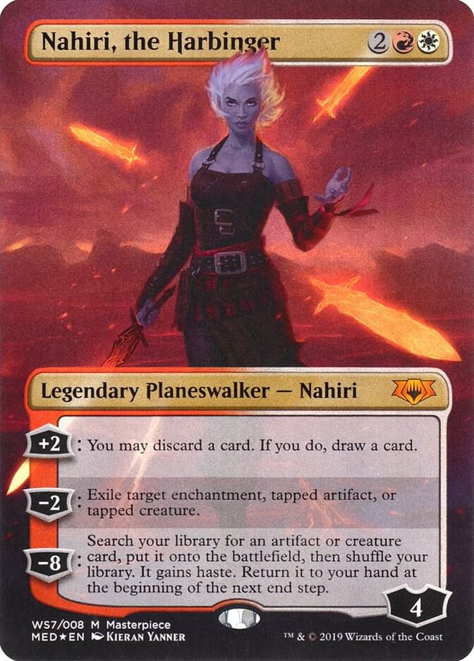Nahiri, the Harbinger (WS7) [Mythic Edition: War of the Spark] [Borderless]