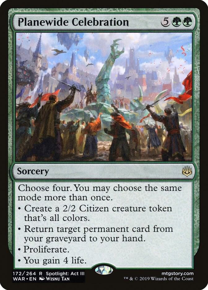 Planewide Celebration (172) [War of the Spark]