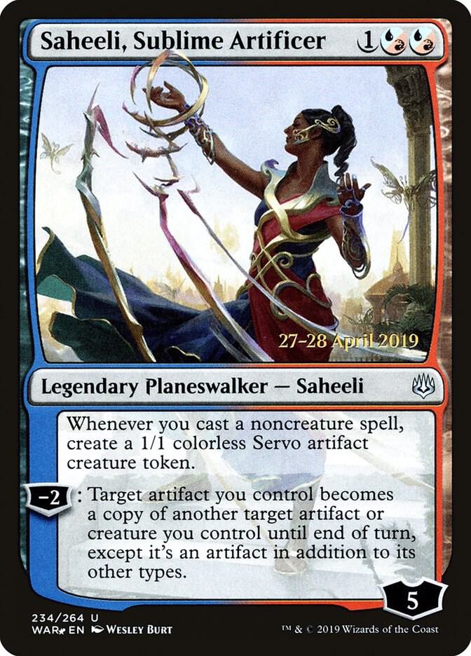 Saheeli, Sublime Artificer (234) [Prerelease Cards]