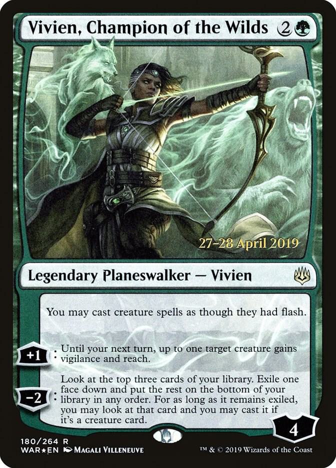 Vivien, Champion of the Wilds (180) [Prerelease Cards]