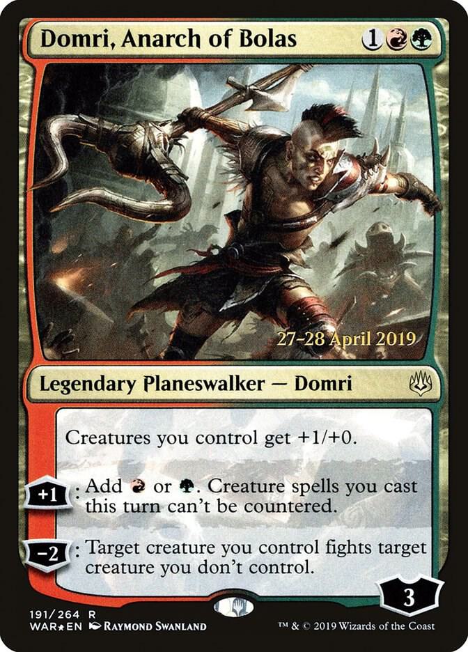 Domri, Anarch of Bolas (191) [Prerelease Cards]