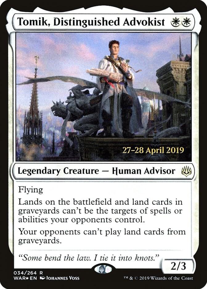 Tomik, Distinguished Advokist (34) [Prerelease Cards]