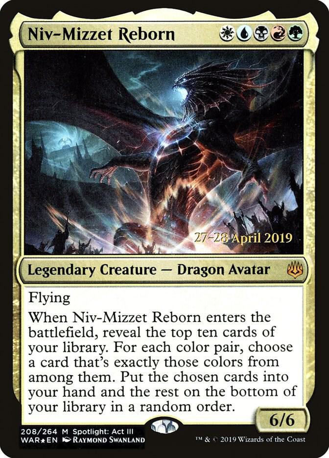 Niv-Mizzet Reborn (208) [Prerelease Cards]
