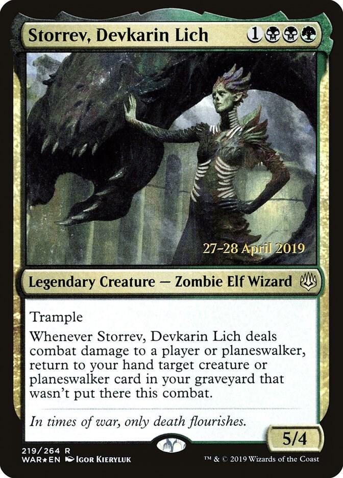 Storrev, Devkarin Lich (219) [Prerelease Cards]