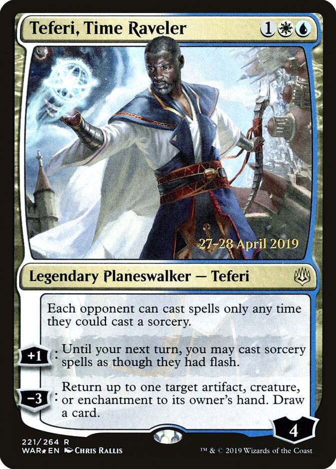 Teferi, Time Raveler (221) [Prerelease Cards]