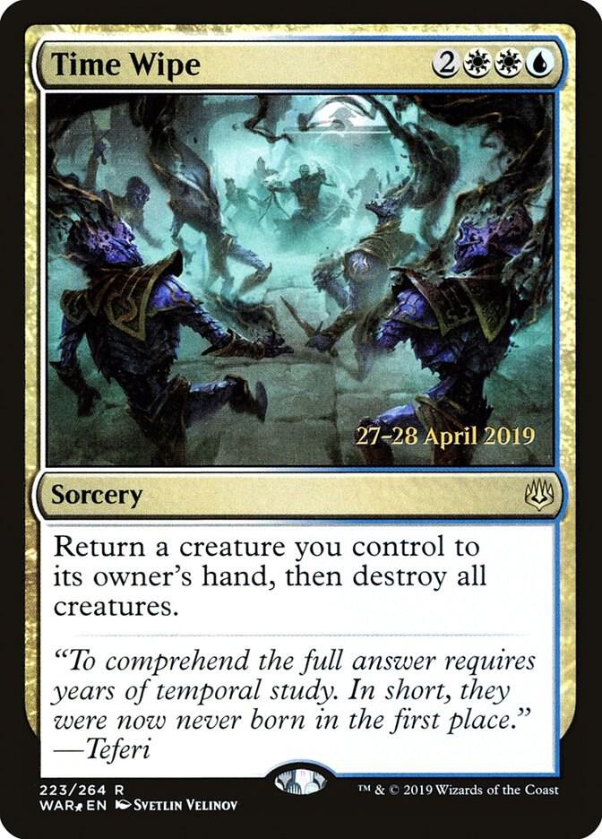Time Wipe (223) [Prerelease Cards]