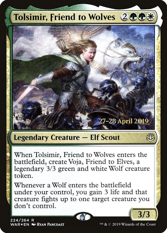 Tolsimir, Friend to Wolves (224) [Prerelease Cards]
