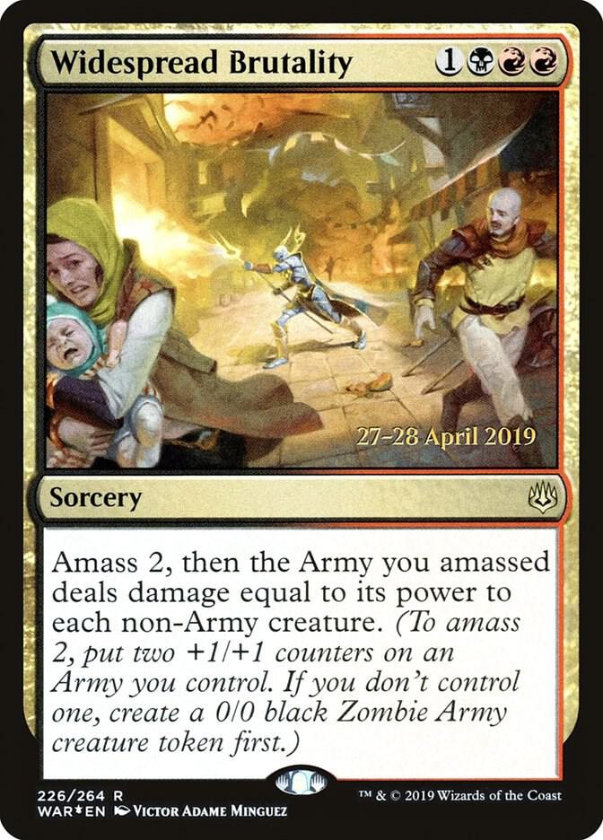 Widespread Brutality (226) [Prerelease Cards]
