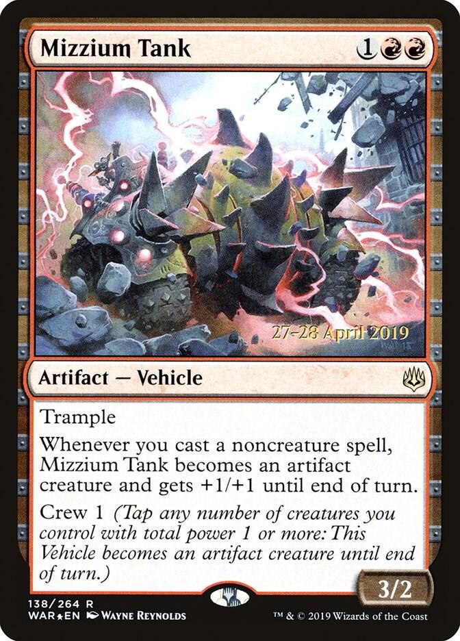 Mizzium Tank (138) [Prerelease Cards]