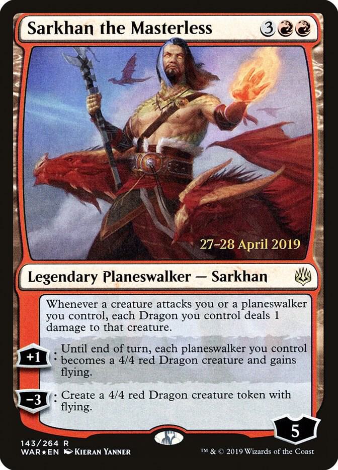 Sarkhan the Masterless (143) [Prerelease Cards]