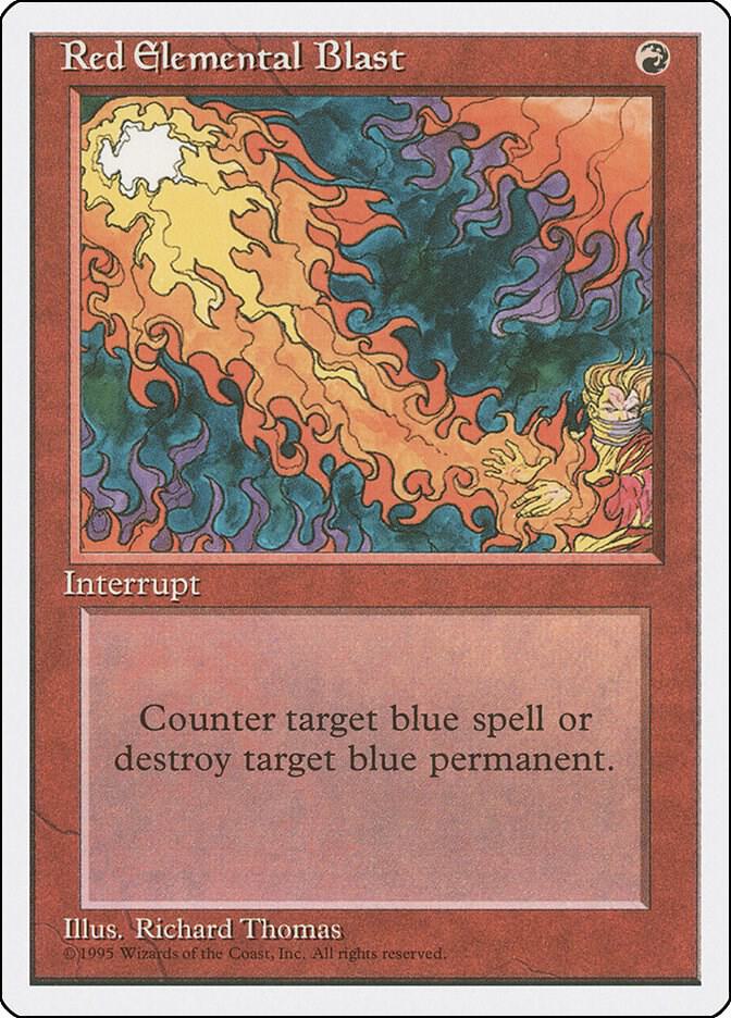 Red Elemental Blast (218) [Fourth Edition]
