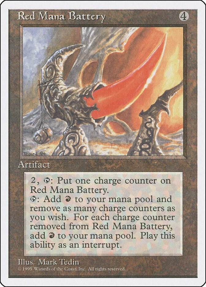 Red Mana Battery (343) [Fourth Edition]