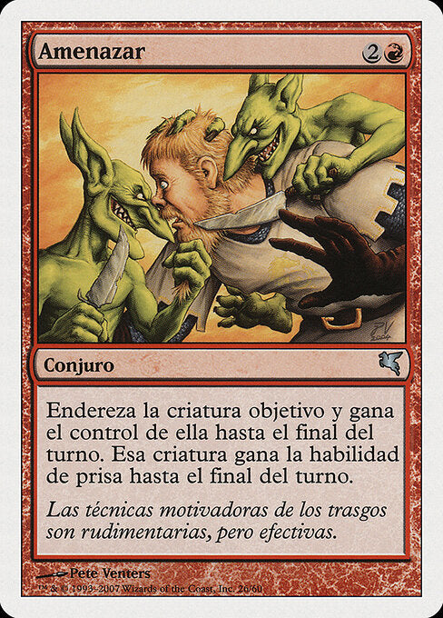 Threaten (I26) [Salvat 2005]