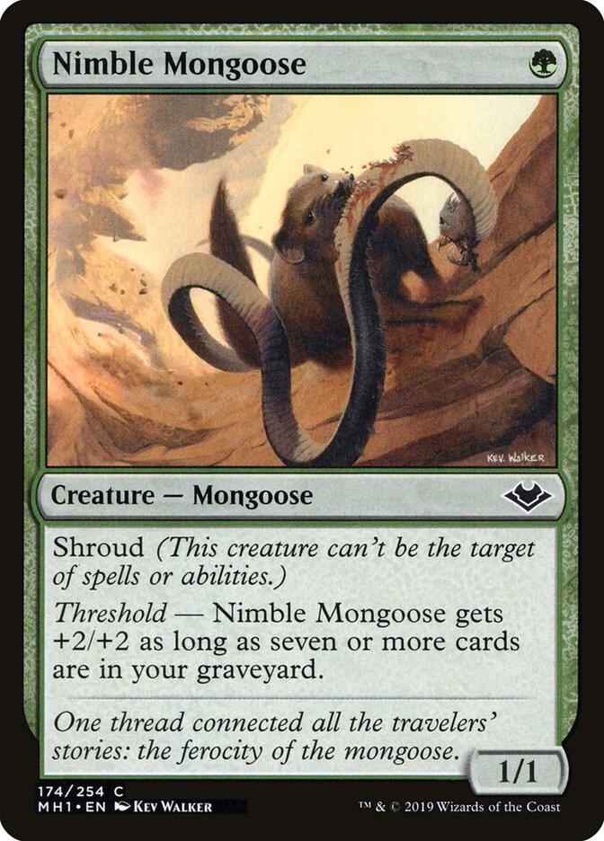 Nimble Mongoose (174) [Modern Horizons]