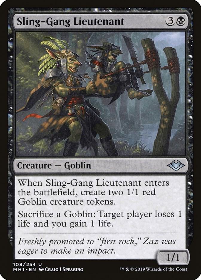 Sling-Gang Lieutenant (108) [Modern Horizons]