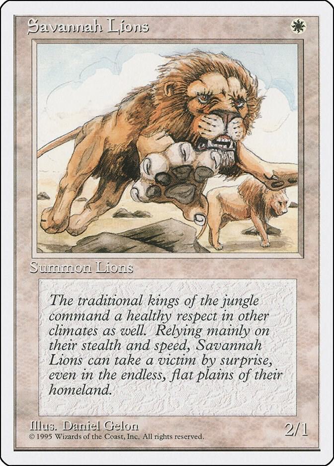 Savannah Lions (48) [Fourth Edition]