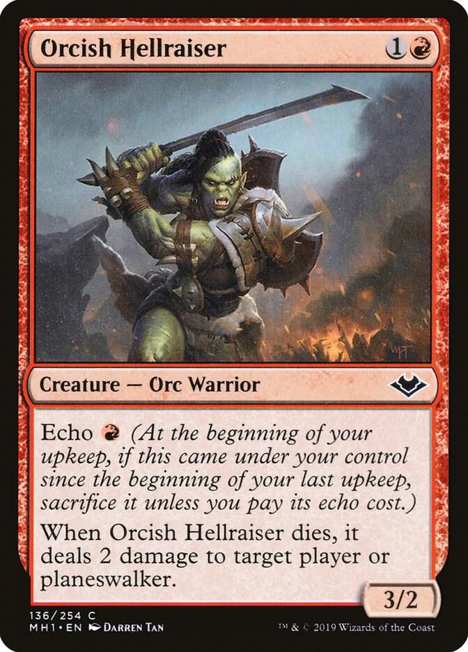 Orcish Hellraiser (136) [Modern Horizons]