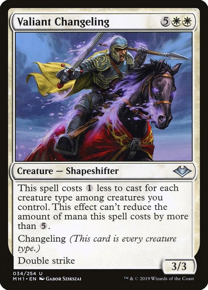 Valiant Changeling (34) [Modern Horizons]