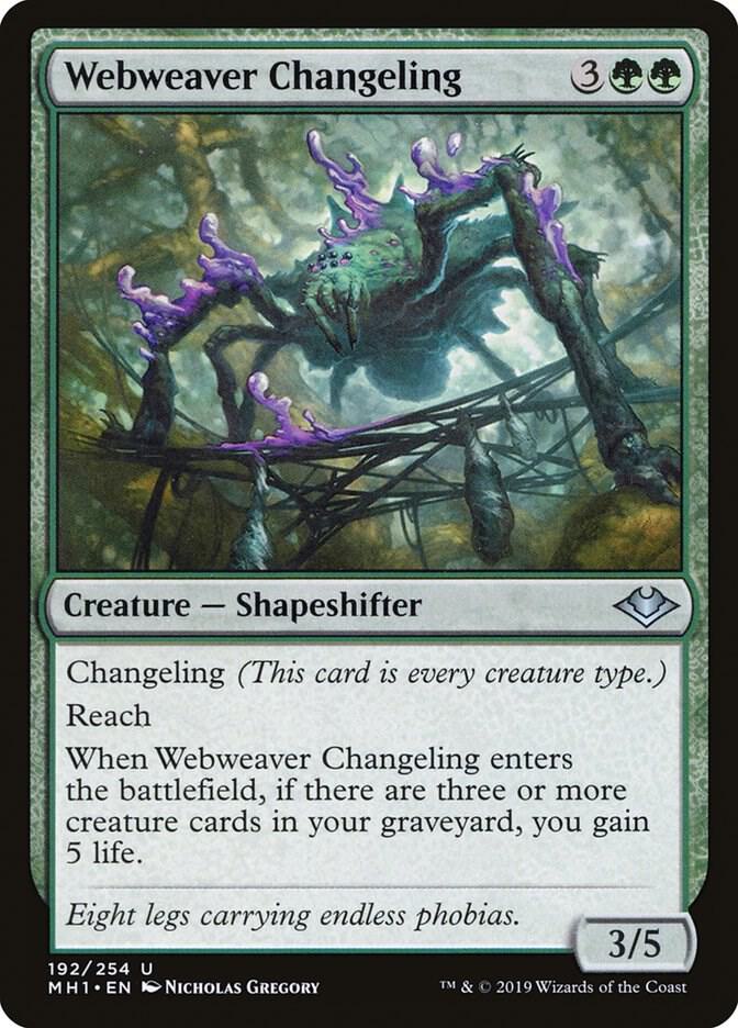 Webweaver Changeling (192) [Modern Horizons]