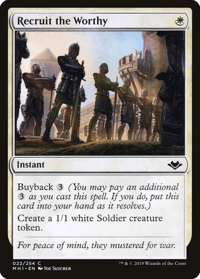 Recruit the Worthy (22) [Modern Horizons]