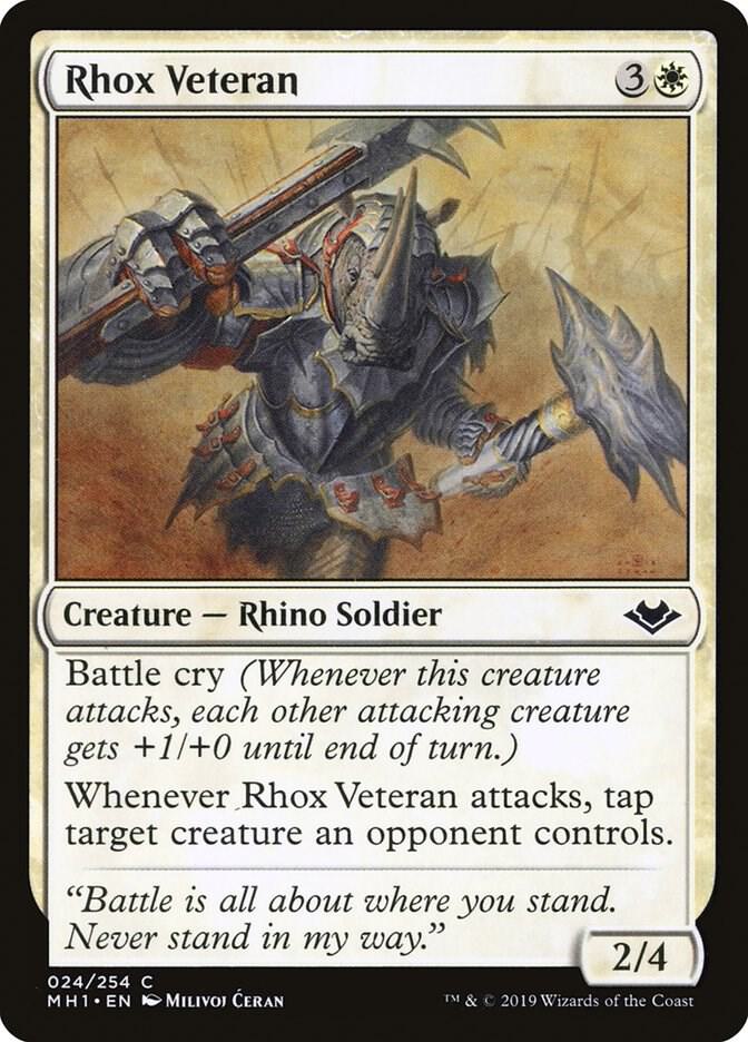 Rhox Veteran (24) [Modern Horizons]