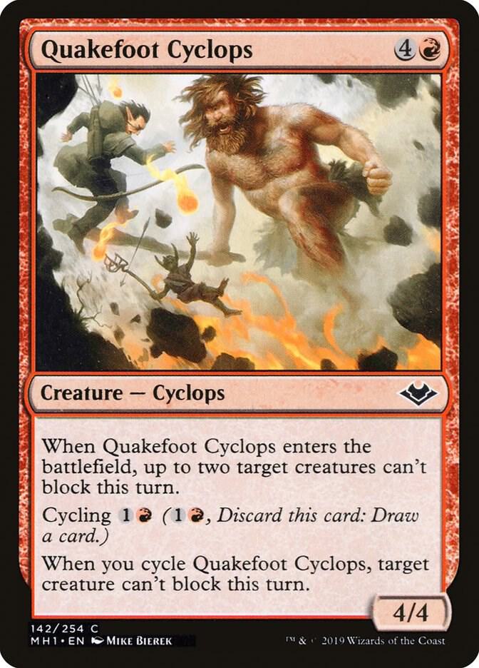 Quakefoot Cyclops (142) [Modern Horizons]