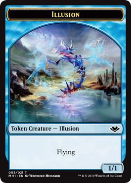 Illusion // Construct Double-Sided Token (5 // 17) [Modern Horizons]