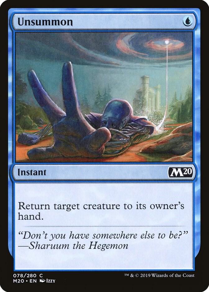 Unsummon (78) [Core Set 2020]