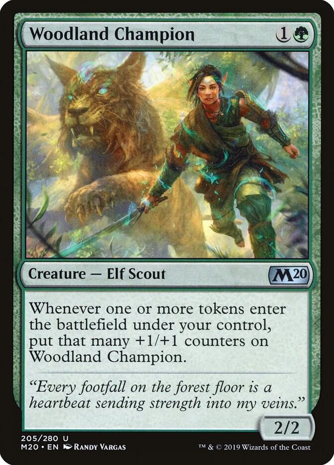 Woodland Champion (205) [Core Set 2020]