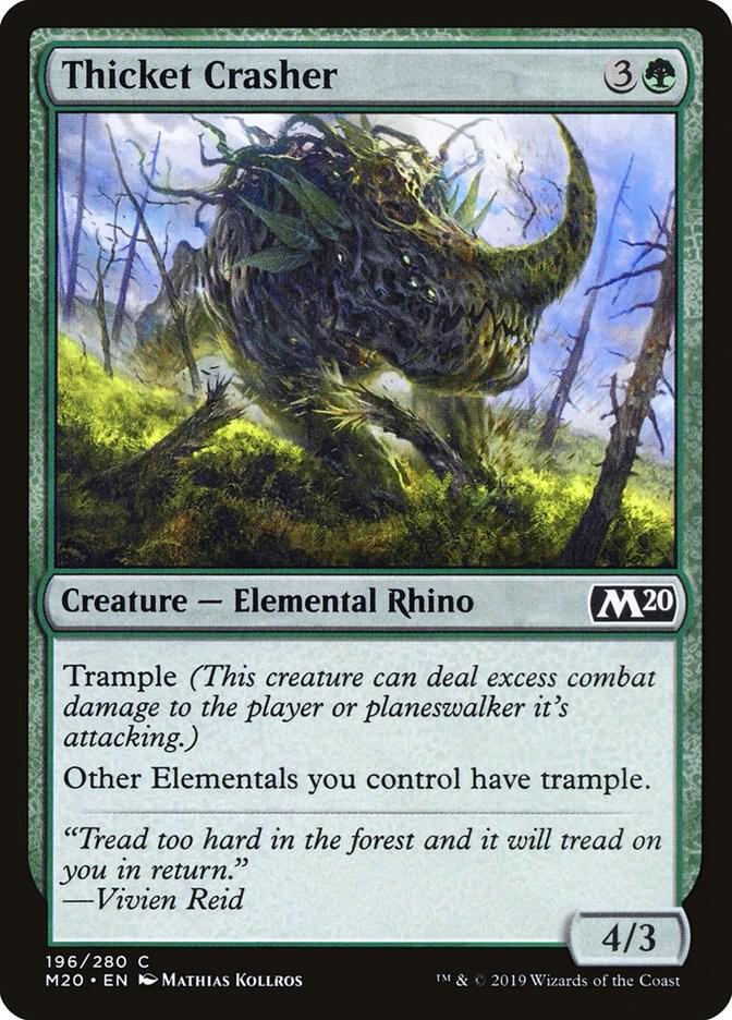 Thicket Crasher (196) [Core Set 2020]